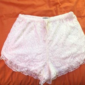 Lace shorts